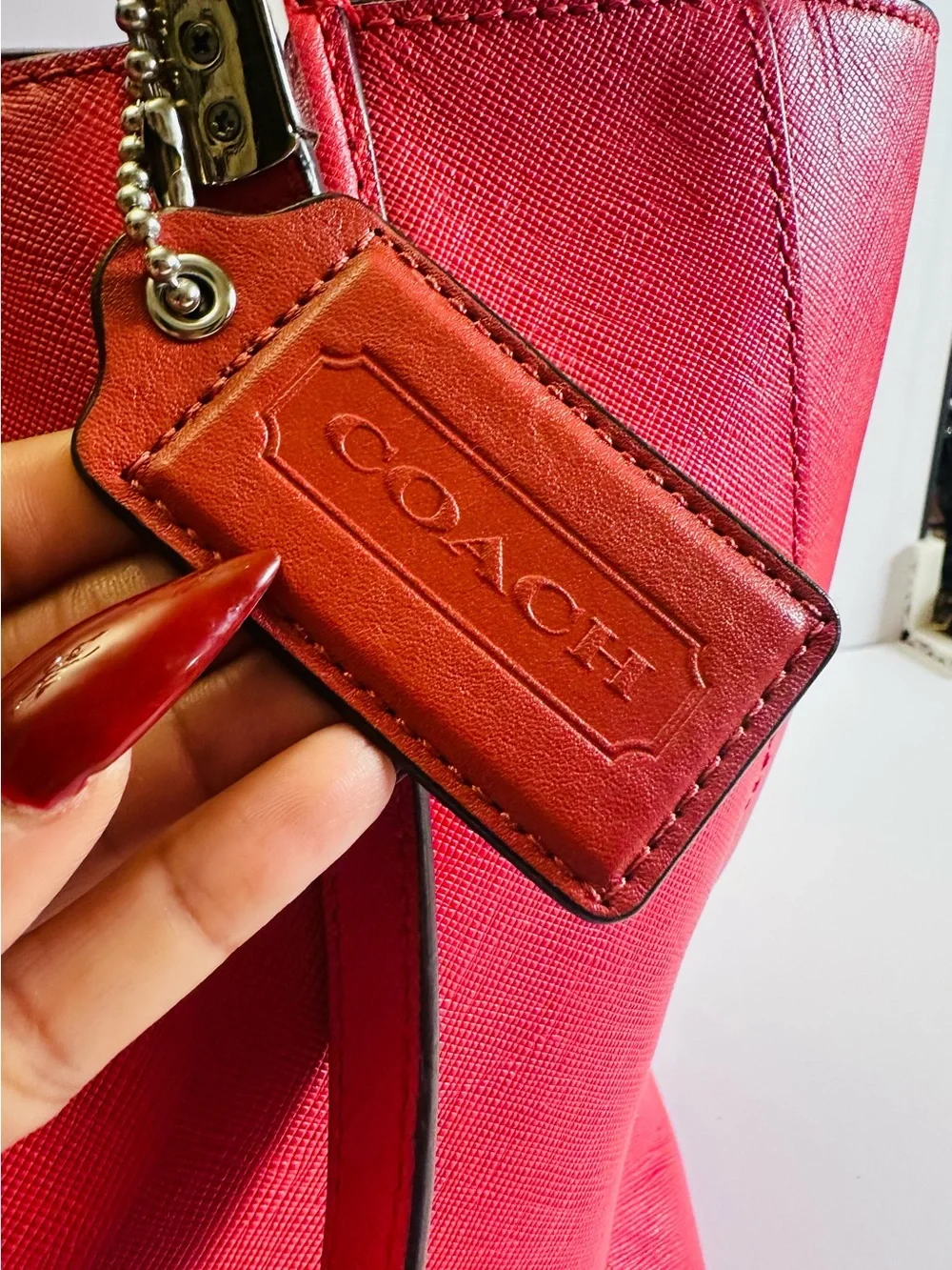 🔥 COACH PINK TOTE — CLASSIC STYLE Style 29002 GREAT RESTORATION PIECE AS IS